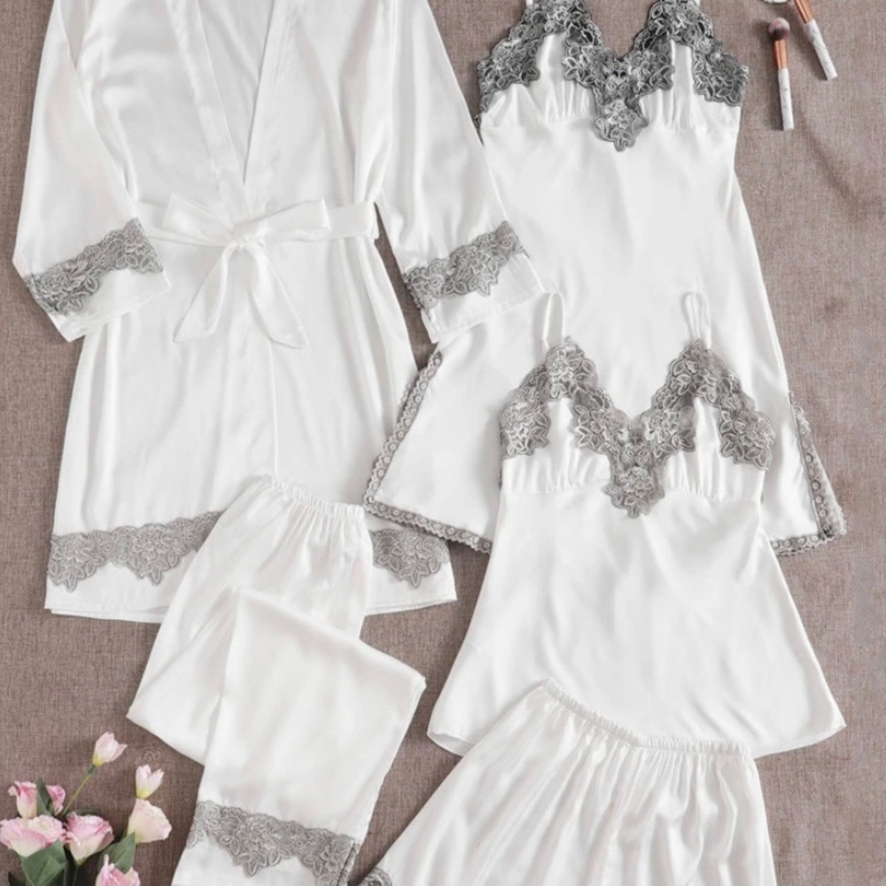 5pc Satin Pajama Set
